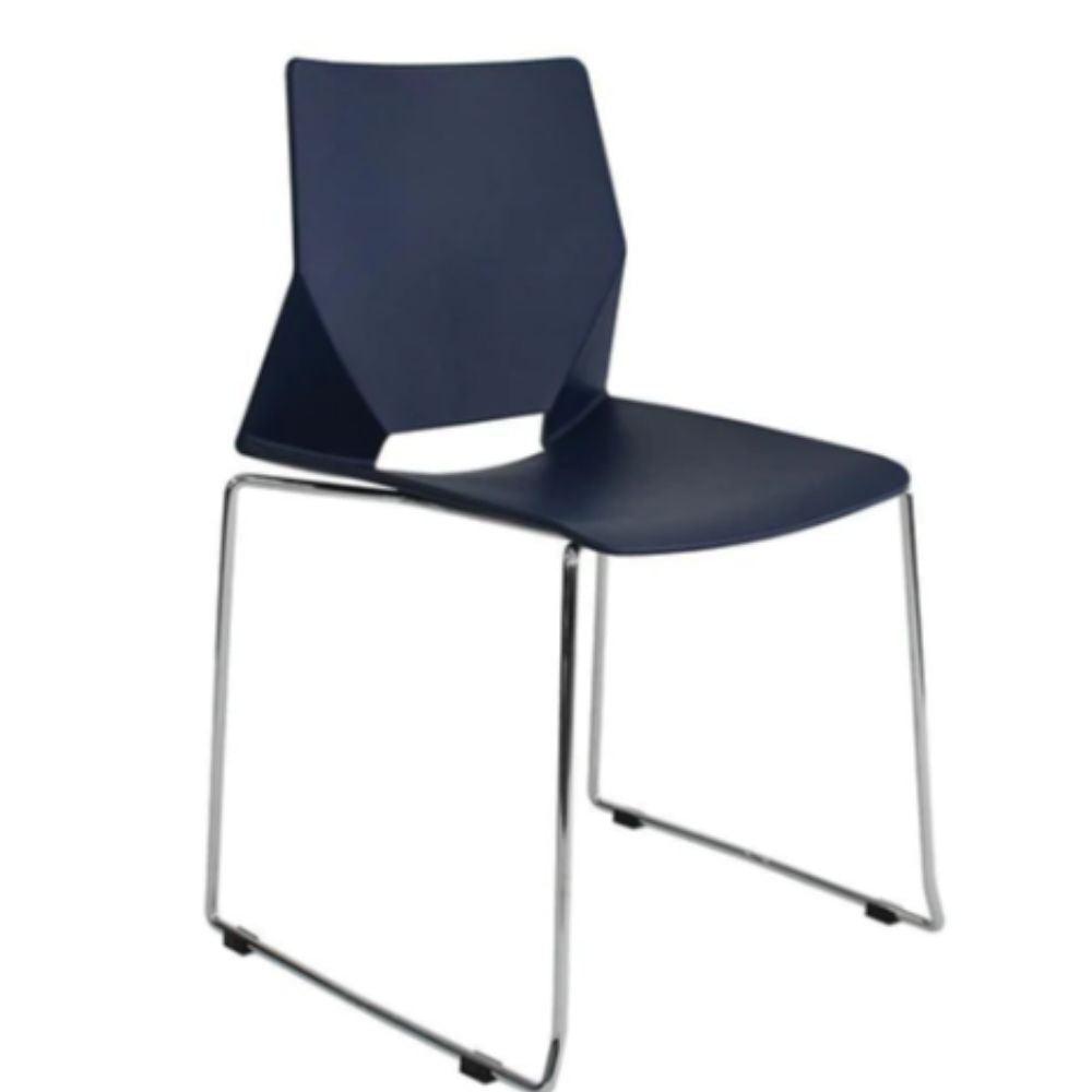 Techno Silla Icon Concha Polipropileno Base Trineo Metal - ICON - Techno - NOGAL BEAT - Sillas