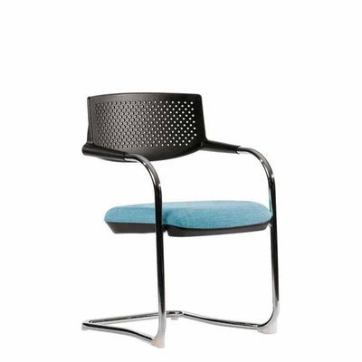 Techno Silla Mail Visita Polipropileno Flexible Base Trineo Cromado - MAIL Addison - Techno - NOGAL BEAT - Silla para oficina