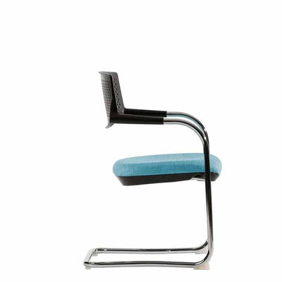 Techno Silla Mail Visita Polipropileno Flexible Base Trineo Cromado - MAIL Addison - Techno - NOGAL BEAT - Silla para oficina