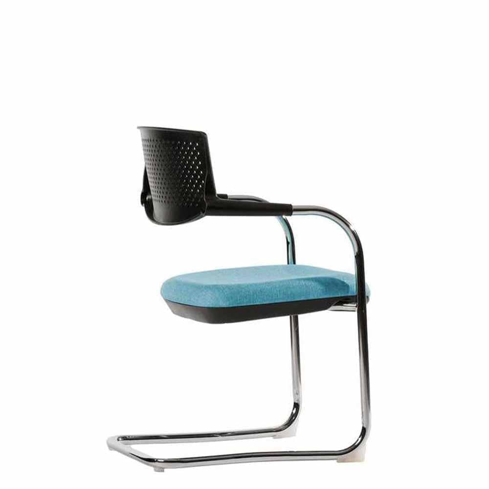 Techno Silla Mail Visita Polipropileno Flexible Base Trineo Cromado - MAIL Addison - Techno - NOGAL BEAT - Silla para oficina