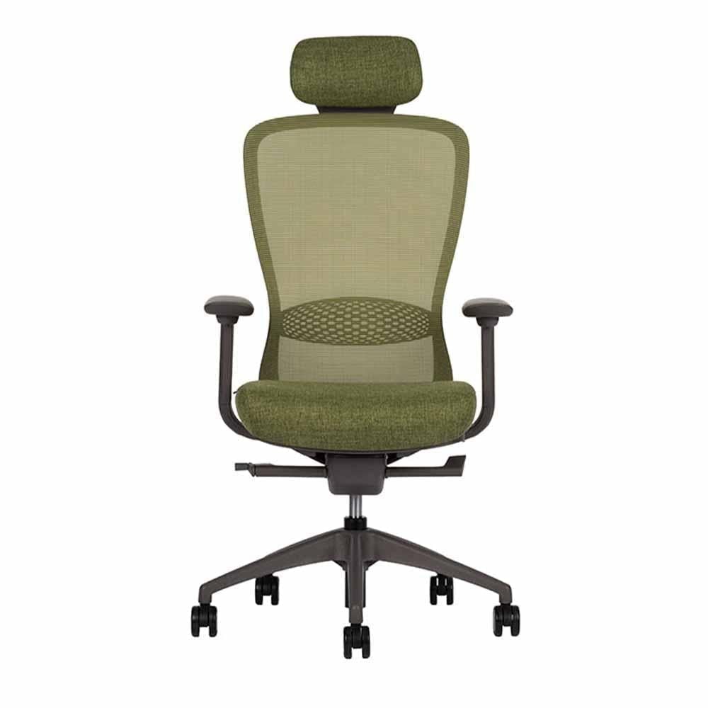 Techno Silla Omega Respaldo Alto Base Estrella Nylon - OMEGA RESPALDO ALTO Genuine Leather Lime - Techno - NOGAL BEAT - Silla para oficina