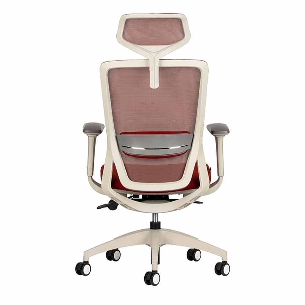 Techno Silla Soul White Respaldo Alto Malla Sensemesh Base Estrella Nylon - SOUL WHITE RESPALDO ALTO Genuine Leather Lava - Techno - NOGAL BEAT - Sillas para oficina