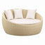 Tumbona de Intemperie para Zona de Alberca - NOGAL BEAT CLAM - Varios Colores - Aluminio y Polyrattan - TUMBONA CLAM Ivory - CAMCO - NOGAL BEAT - Camastro