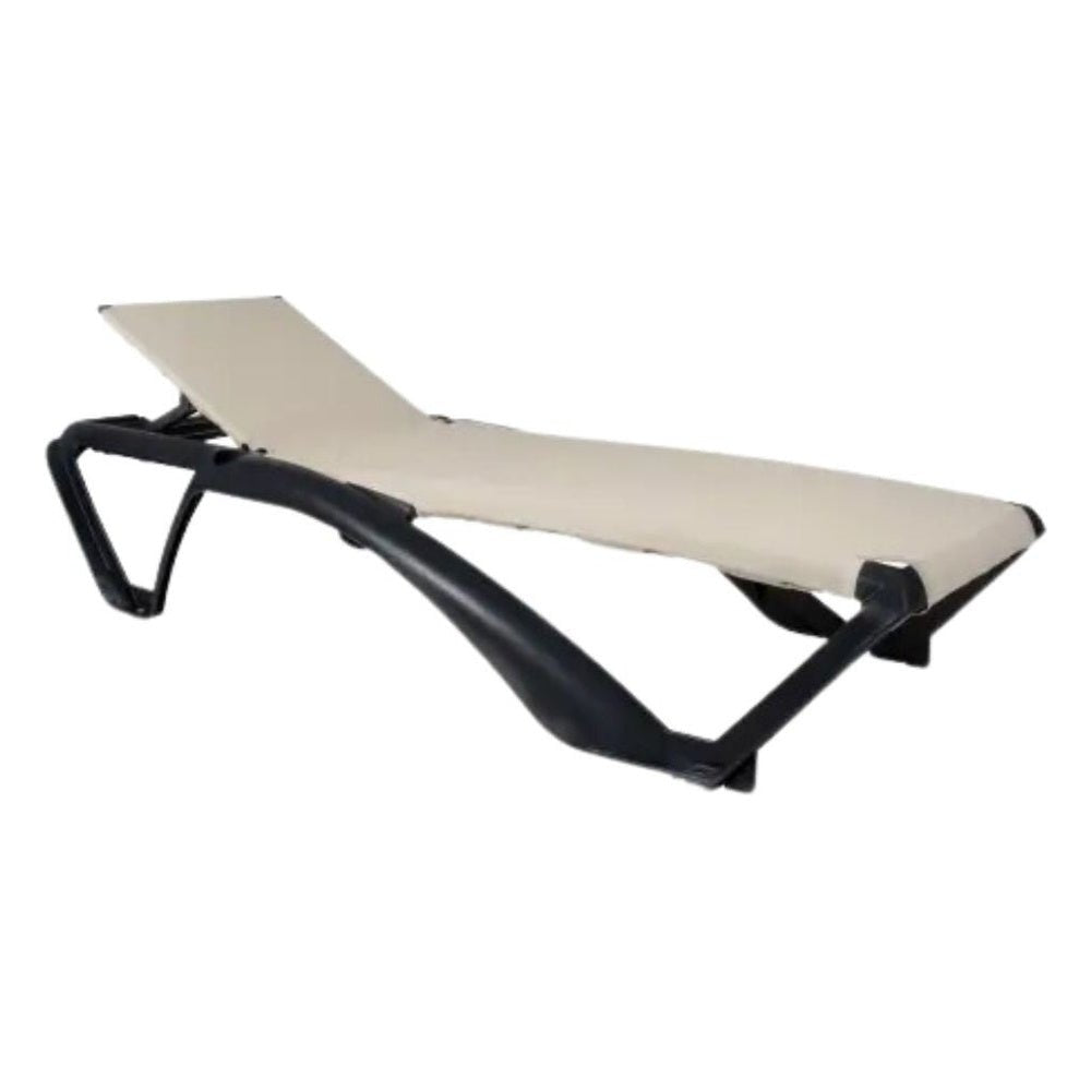 Tumbona para Áreas de Exterior y Terrazas con Alberca Reclinable - RESOL MARINA CLUB - Varios Colores - Protección UV Ruedas Traseras y Tacos Antideslizantes - 3976 - Resol - NOGAL BEAT - Camastro
