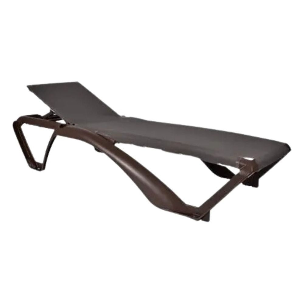 Tumbona para Áreas de Exterior y Terrazas con Alberca Reclinable - RESOL MARINA CLUB - Varios Colores - Protección UV Ruedas Traseras y Tacos Antideslizantes - 3976 - Resol - NOGAL BEAT - Camastro