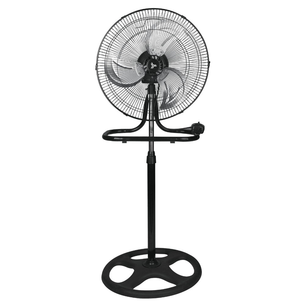 Ventilador Decorativo - MASTERFAN X3 - Negro - 3 Aspas - 3 Formas Diferentes - Áreas Medianas - X3 18" Negro - Masterfan - NOGAL BEAT - Ventilador Decorativo