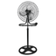 Ventilador Decorativo - MASTERFAN X3 TURBO 18"- Negro - 3 Aspas - 3 Formas Diferentes - X3 TURBO 18" - Masterfan - NOGAL BEAT - Ventilador Decorativo