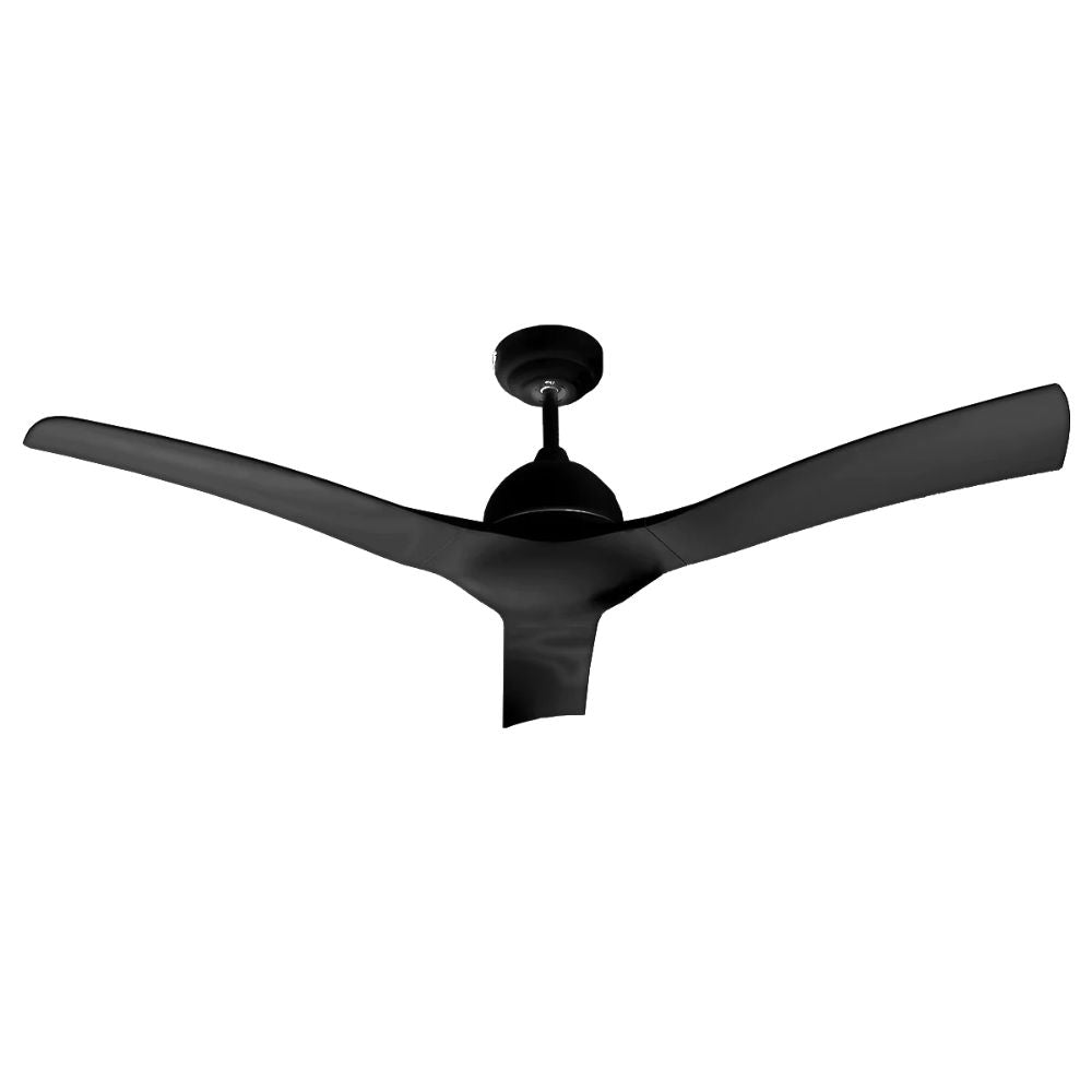 VENTILADOR MASTERFAN ECLIPSE NEGRO 52 | Ventilador Decorativo para Habitación Sala de Estar Oficina | 52" | 3 Aspas | Negro | Interior - ECLIPSE - Masterfan - NOGAL BEAT - Ventiladores